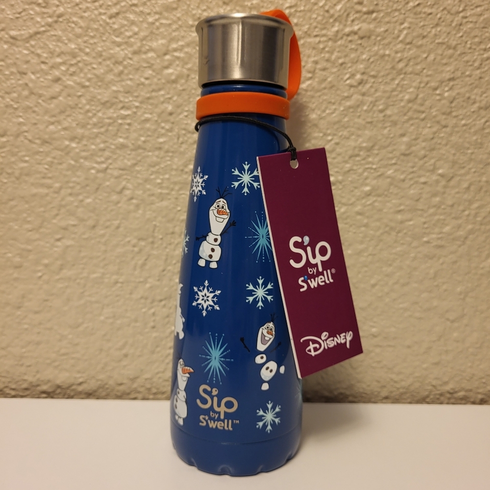 NWT Sip by S'well Stainless Steel Disney Frozen II Olaf 10oz Waterbottle